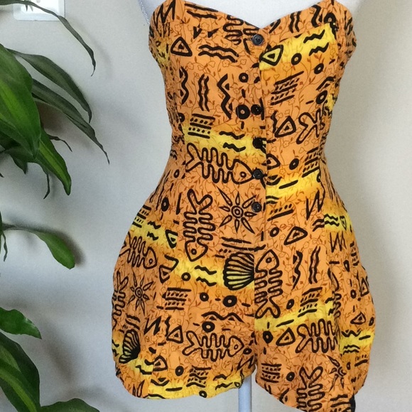 No Brand Pants - Unique print romper